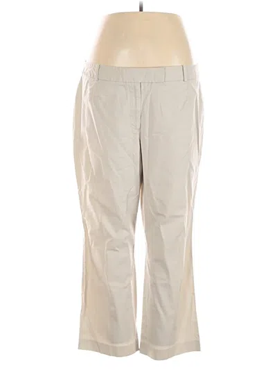 Pre-owned Talbots Khaki Pant In Brown