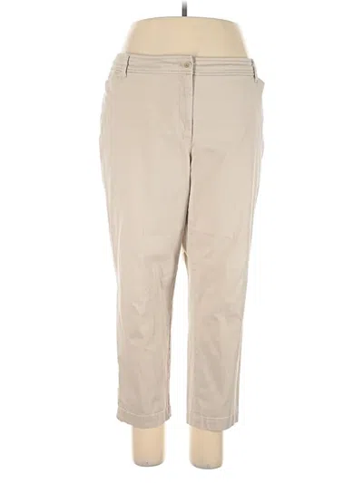 Pre-owned Talbots Khaki Pant In Brown