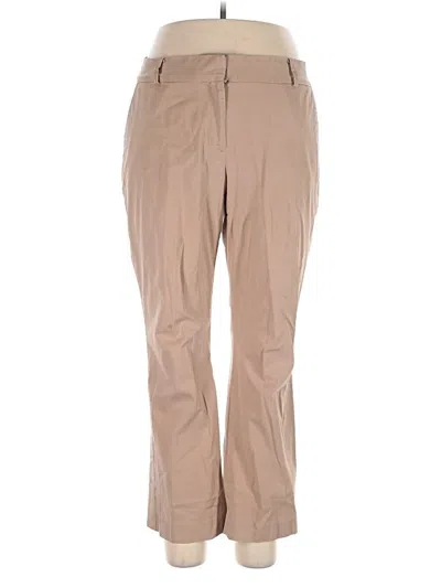 Pre-owned Talbots Khaki Pant In Brown