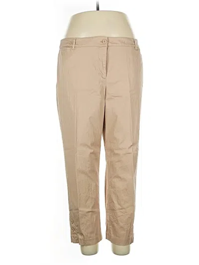 Pre-owned Talbots Khaki Pant In Brown