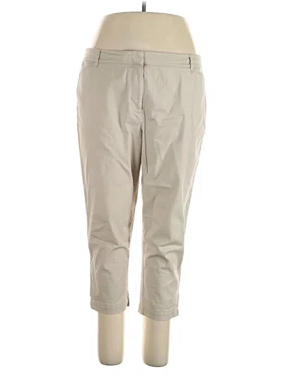 Pre-owned Talbots Khaki Pant In Brown