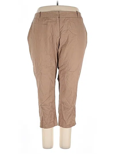 Pre-owned Talbots Khaki Pant In Brown