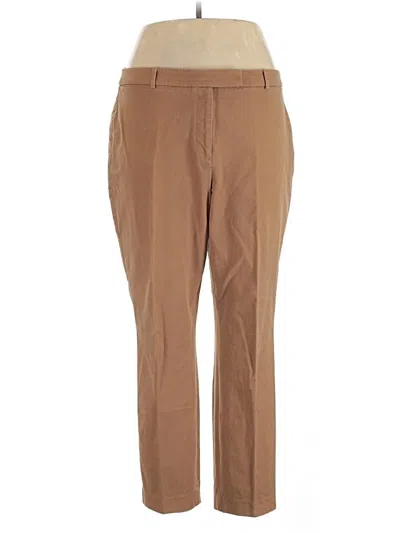 Pre-owned Talbots Khaki Pant In Brown