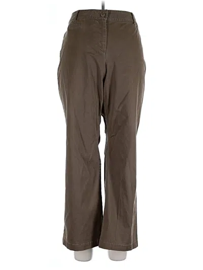 Pre-owned Talbots Khaki Pant In Brown