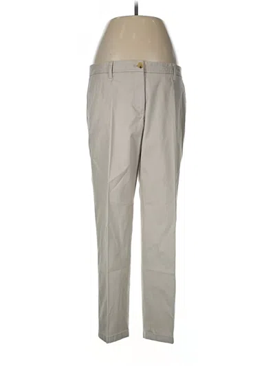 Pre-owned Talbots Khaki Pant In Gray