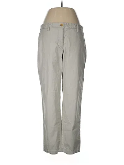 Pre-owned Talbots Khaki Pant In Gray
