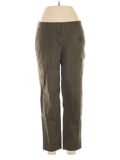 Pre-owned Talbots Khaki Pant In Green