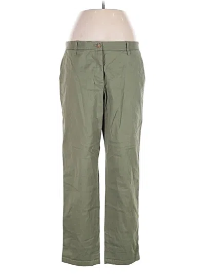 Pre-owned Talbots Khaki Pant In Green