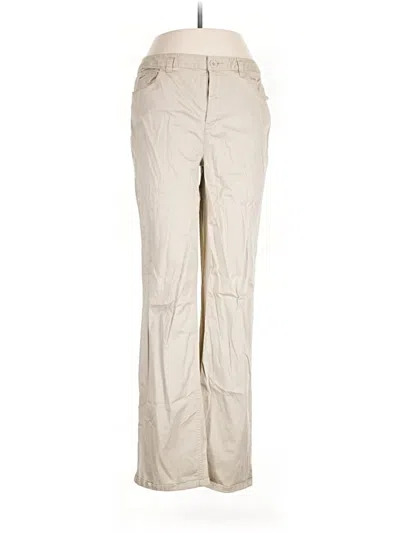 Pre-owned Talbots Khaki Pant In Ivory