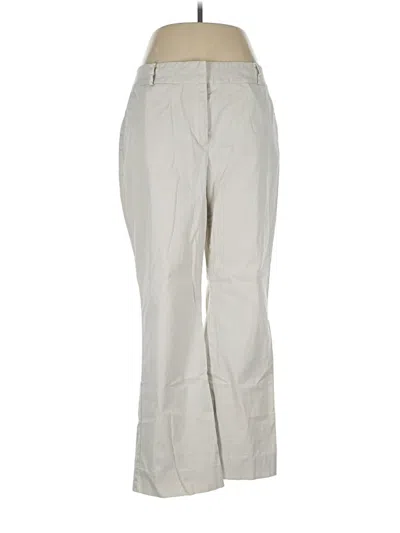 Pre-owned Talbots Khaki Pant In Ivory