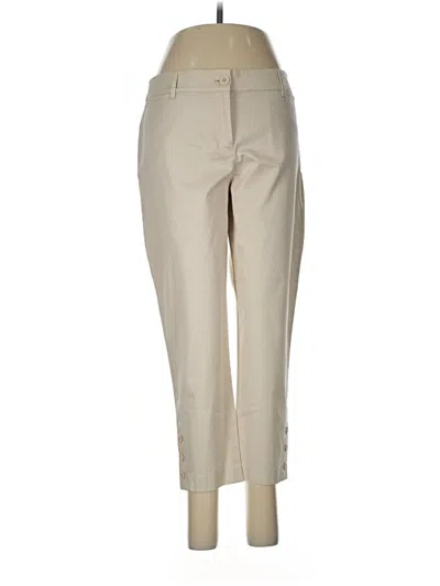 Pre-owned Talbots Khaki Pant In Ivory