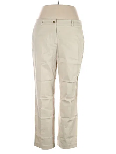 Talbots Khaki Pant In Ivory