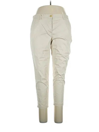 Pre-owned Talbots Khaki Pant In Ivory