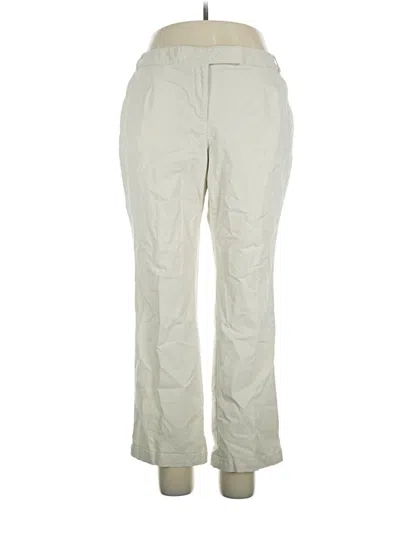 Pre-owned Talbots Khaki Pant In Ivory