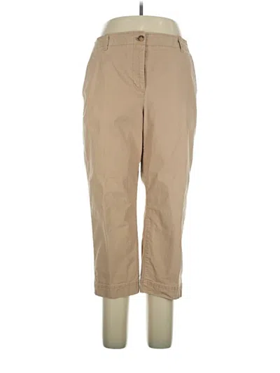 Pre-owned Talbots Khaki Pant In Tan