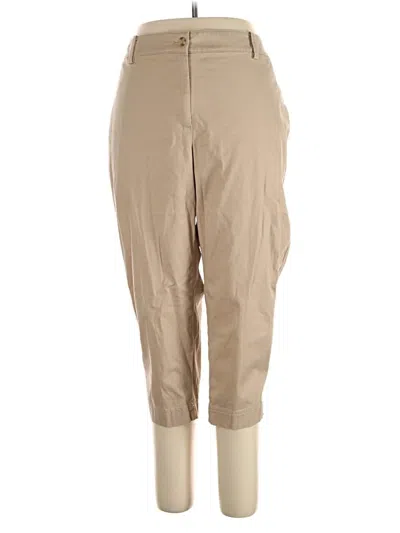 Pre-owned Talbots Khaki Pant In Tan