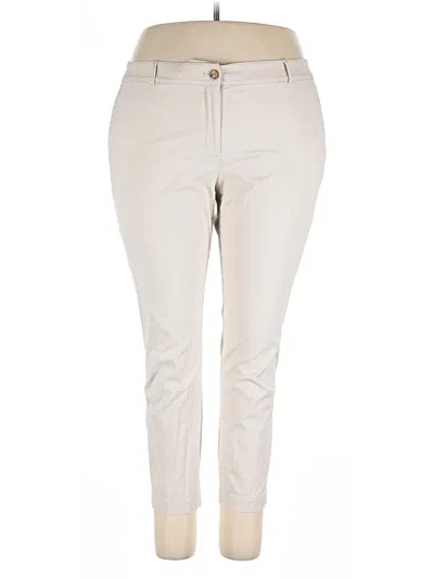 Pre-owned Talbots Khaki Pant In Tan