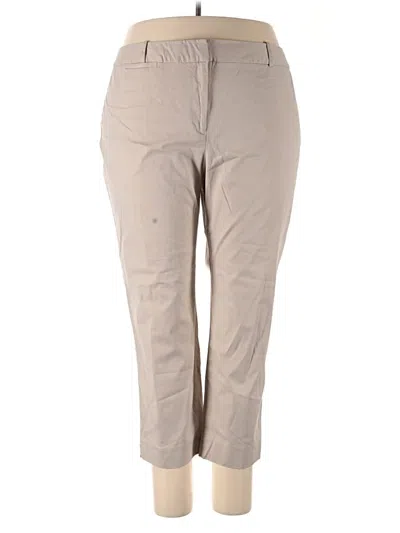 Pre-owned Talbots Khaki Pant In Tan