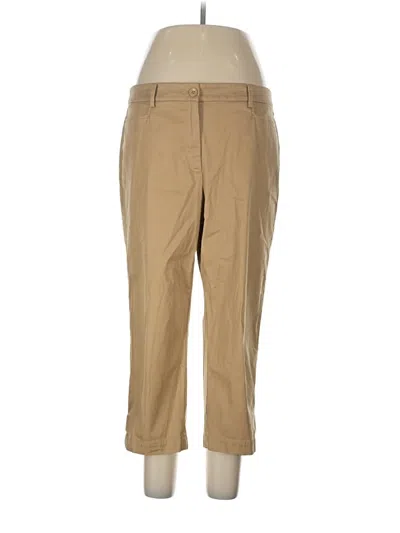 Pre-owned Talbots Khaki Pant In Tan
