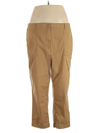 Pre-owned Talbots Khaki Pant In Tan