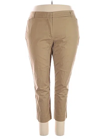 Pre-owned Talbots Khaki Pant In Tan