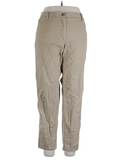 Pre-owned Talbots Khaki Pant In Tan