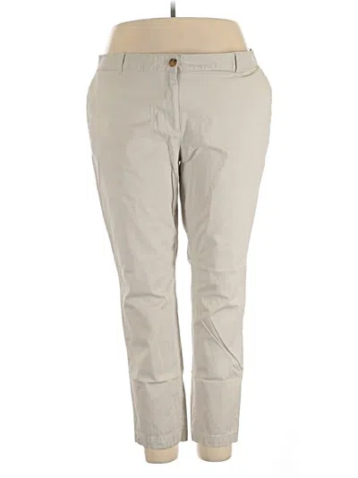 Pre-owned Talbots Khaki Pant In Tan