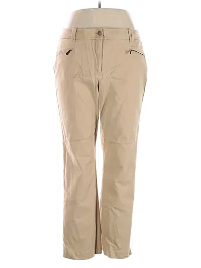Pre-owned Talbots Khaki Pant In Tan