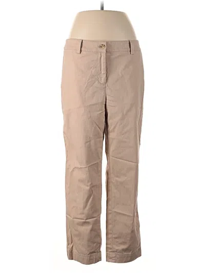 Pre-owned Talbots Khaki Pant In Tan