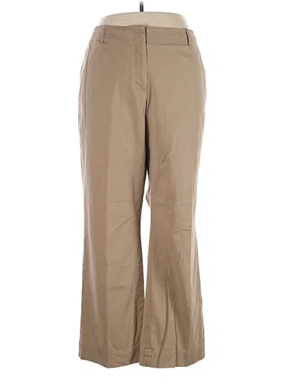 Pre-owned Talbots Khaki Pant In Tan