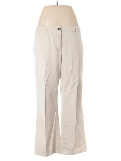 Pre-owned Talbots Khaki Pant In White