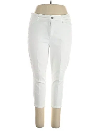 Pre-owned Talbots Khaki Pant In White