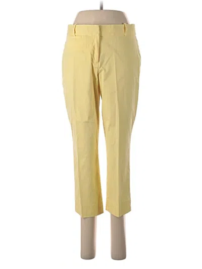 Pre-owned Talbots Khaki Pant In Yellow