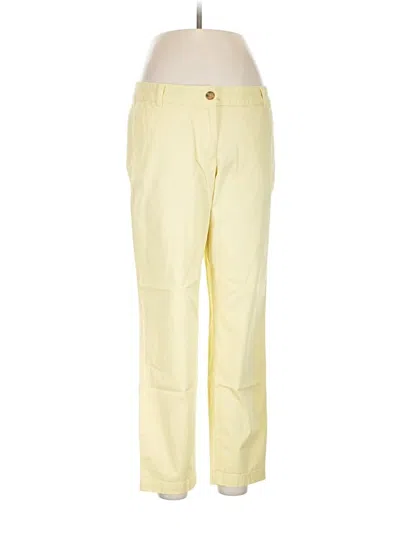 Pre-owned Talbots Khaki Pant In Yellow