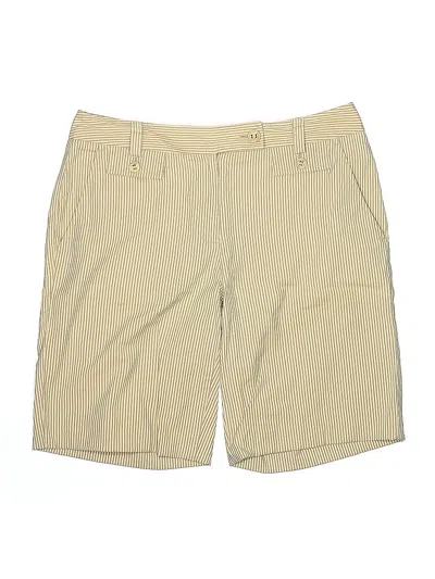 Pre-owned Talbots Khaki Shorts In Brown
