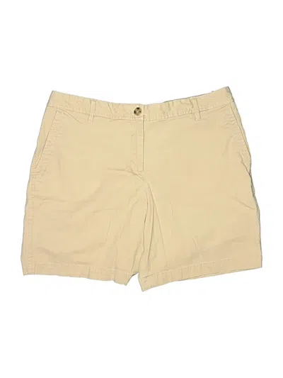 Pre-owned Talbots Khaki Shorts In Brown