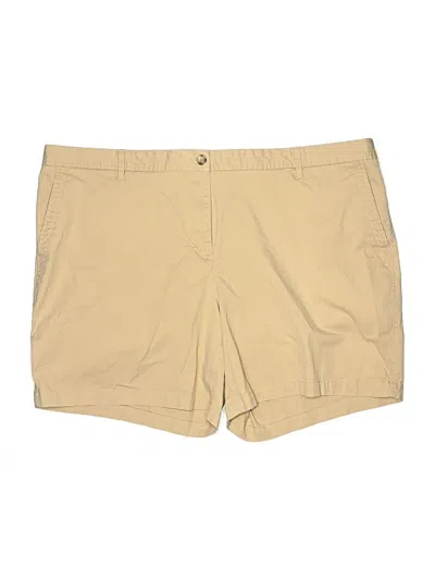 Pre-owned Talbots Khaki Shorts In Brown