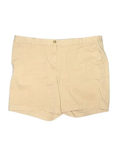 Pre-owned Talbots Khaki Shorts In Brown