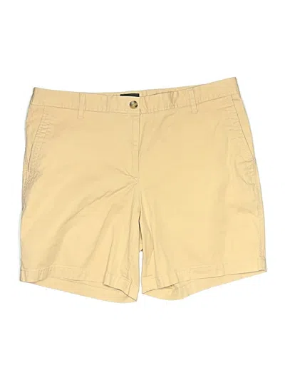 Pre-owned Talbots Khaki Shorts In Brown