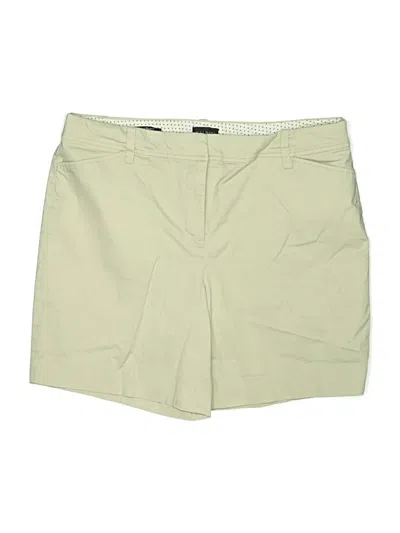 Pre-owned Talbots Khaki Shorts In Green