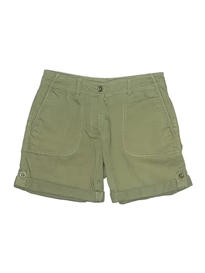 Pre-owned Talbots Khaki Shorts In Green