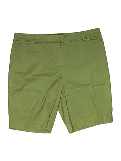 Pre-owned Talbots Khaki Shorts In Green