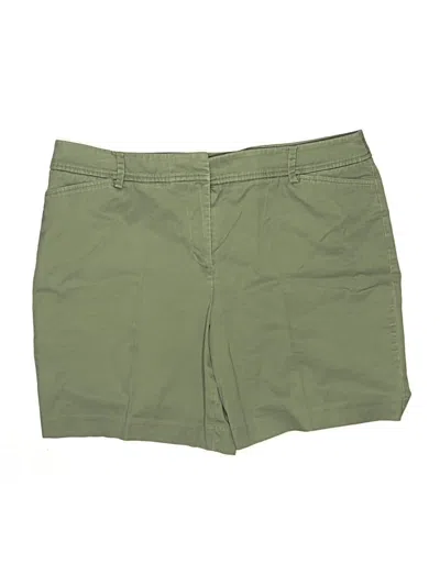 Pre-owned Talbots Khaki Shorts In Green
