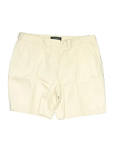 Pre-owned Talbots Khaki Shorts In Ivory
