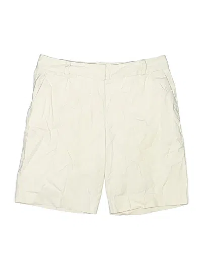 Pre-owned Talbots Khaki Shorts In Ivory