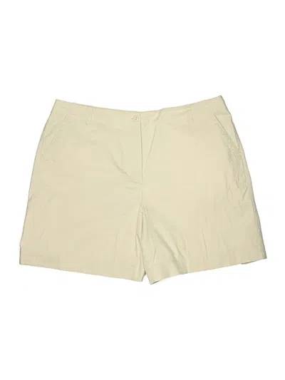 Pre-owned Talbots Khaki Shorts In Ivory