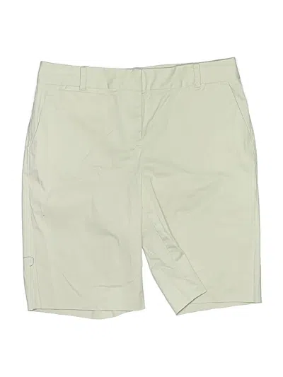 Pre-owned Talbots Khaki Shorts In Ivory