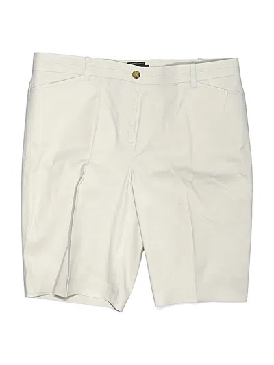 Pre-owned Talbots Khaki Shorts In Ivory