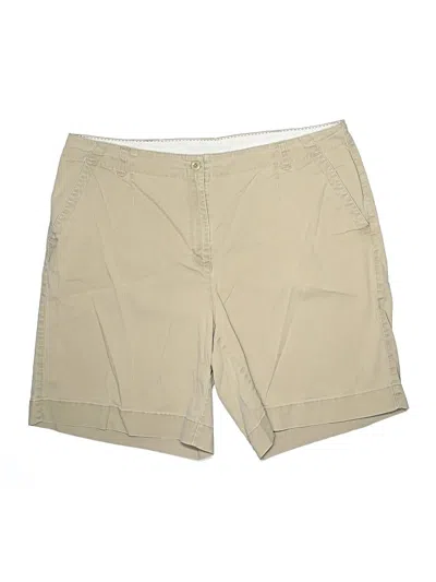 Pre-owned Talbots Khaki Shorts In Tan