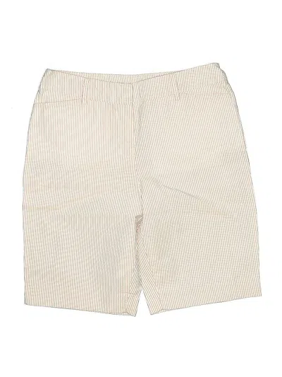 Pre-owned Talbots Khaki Shorts In White